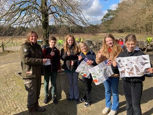 Leerlingen ontdekken de Gooise heide!