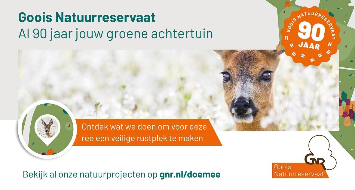 Goois Natuurreservaat viert 90 jaar natuurbescherming met grote campagne