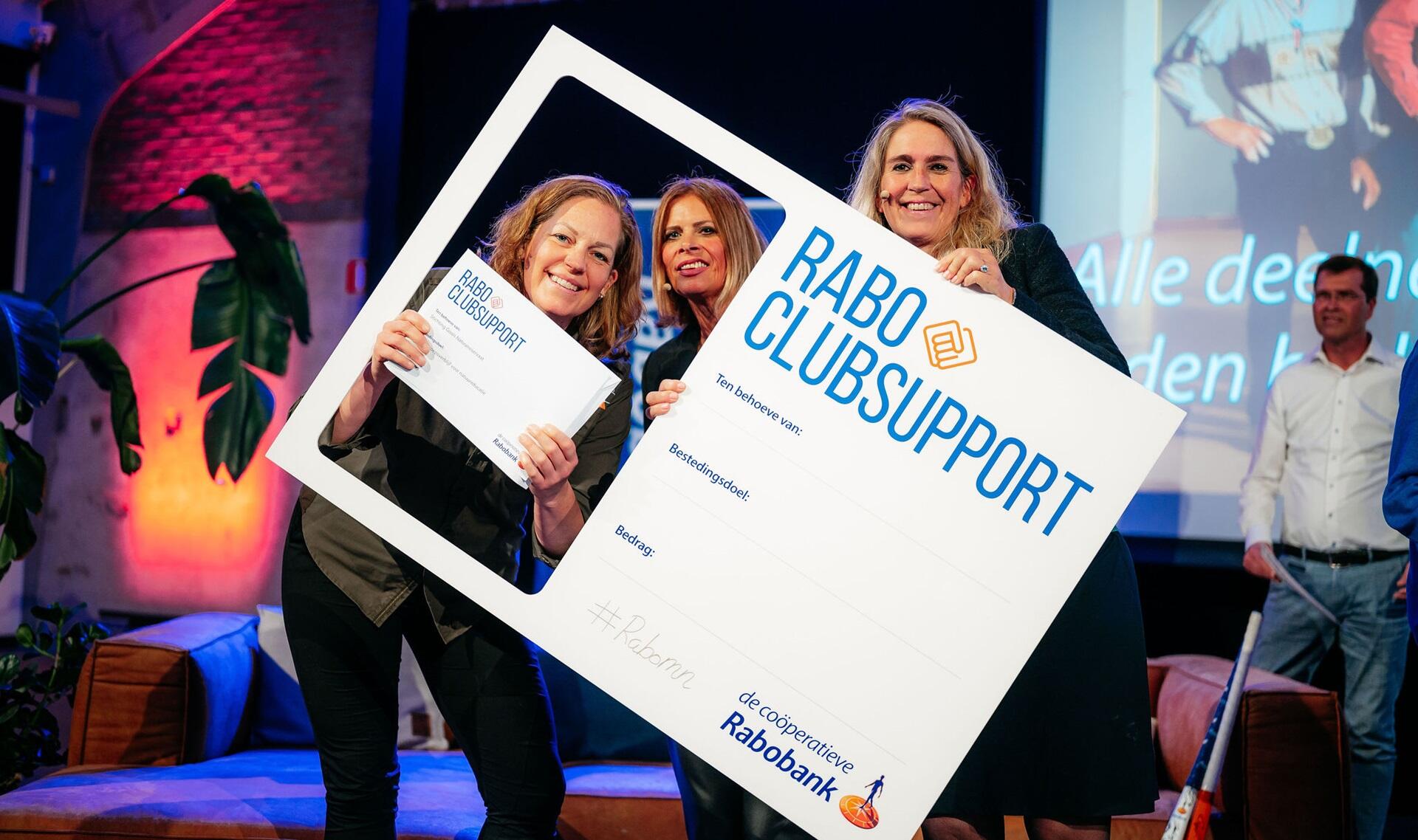 Goois Natuurreservaat ontvangt cheque van Rabo ClubSupport-actie
